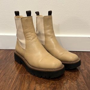 Sam Edelman Tan Laguna lug boots